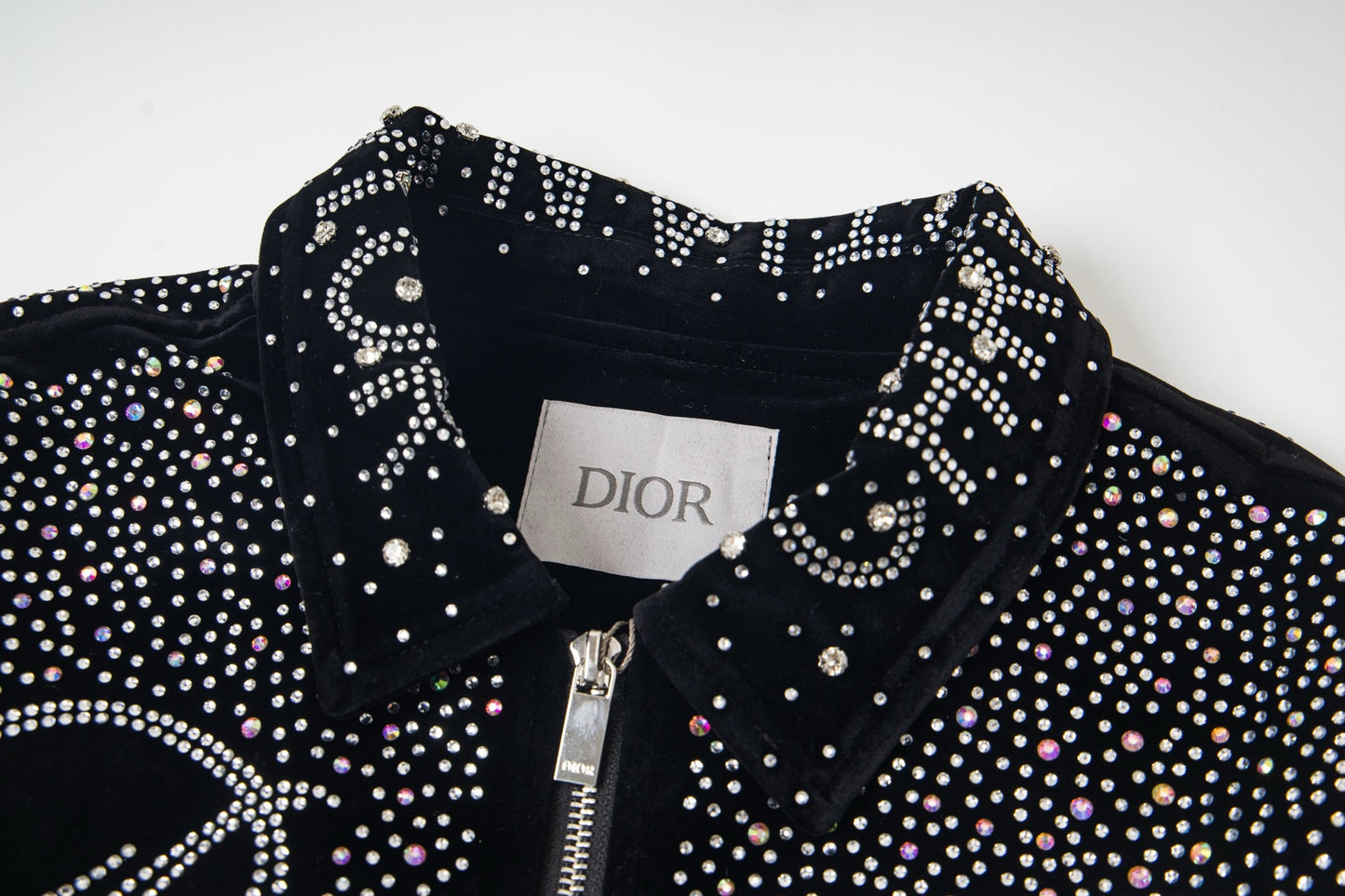 251008  new high-quality heavy-duty jacket with a full-body design featuring flash diamond craftsmanship