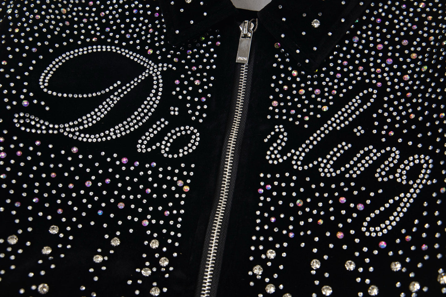 251008  new high-quality heavy-duty jacket with a full-body design featuring flash diamond craftsmanship