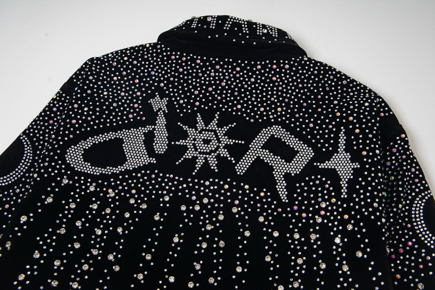 251008  new high-quality heavy-duty jacket with a full-body design featuring flash diamond craftsmanship