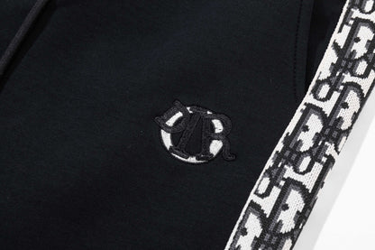251008 New high-quality side webbing sportswear and casual pants