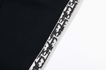 251008 New high-quality side webbing sportswear and casual pants