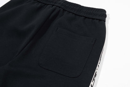 251008 New high-quality side webbing sportswear and casual pants