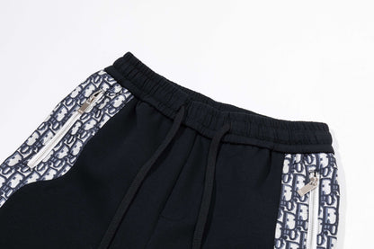 251008 New high-quality side webbing sportswear and casual pants