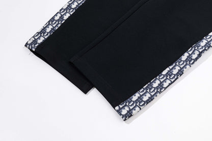 251008 New high-quality side webbing sportswear and casual pants