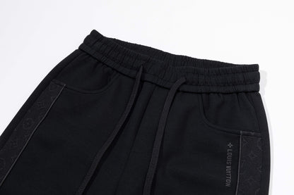 251008 New high-quality side webbing sportswear and casual pants