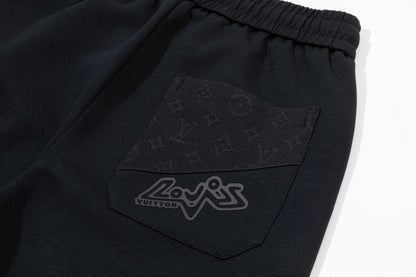 251008 New high-quality side webbing sportswear and casual pants