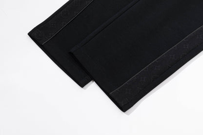 251008 New high-quality side webbing sportswear and casual pants