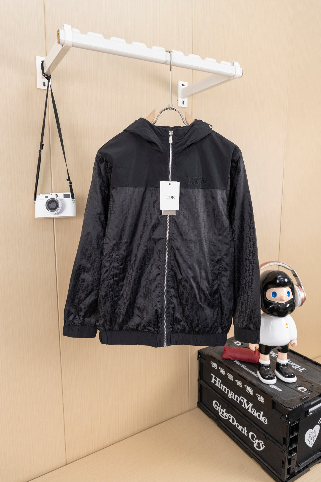 251008 New high-quality full-print patchwork hooded jacket