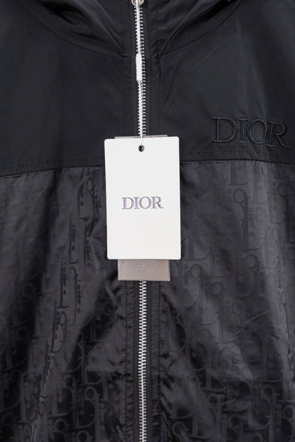 251008 New high-quality full-print patchwork hooded jacket