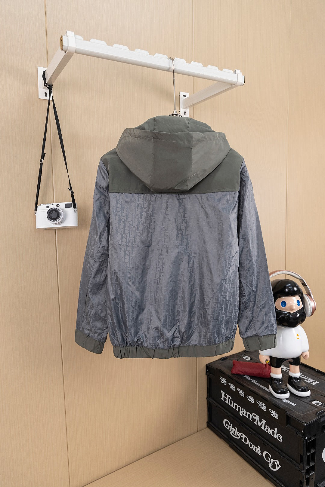251008 New high-quality full-print patchwork hooded jacket