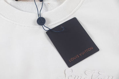 251008 New high-quality three-dimensional embroidered round-neck sweatshirt
