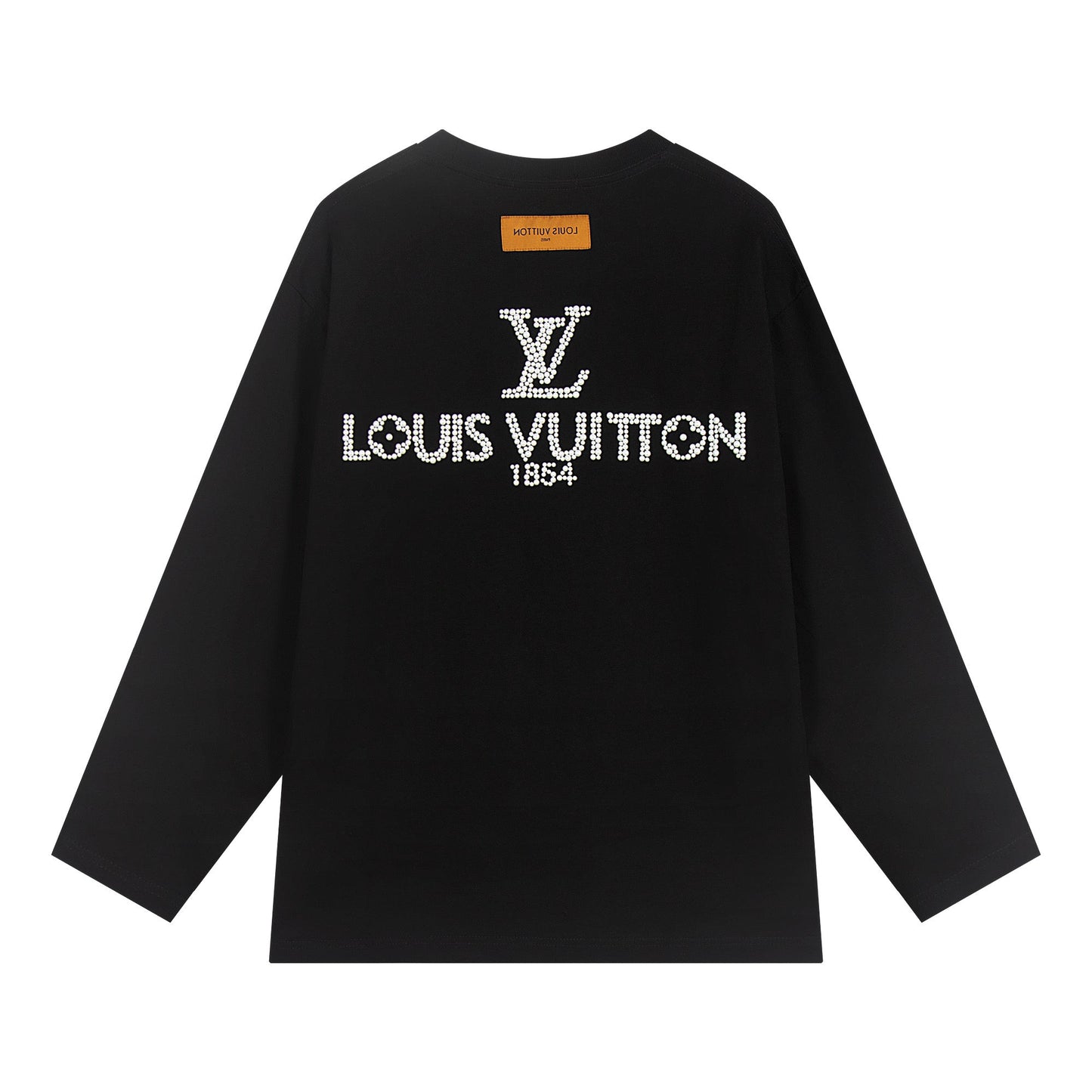 251008 New high-quality pearl grain embossed long-sleeved shirt