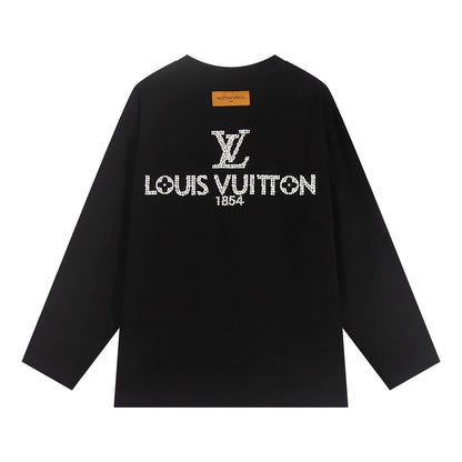 251008 New high-quality pearl grain embossed long-sleeved shirt