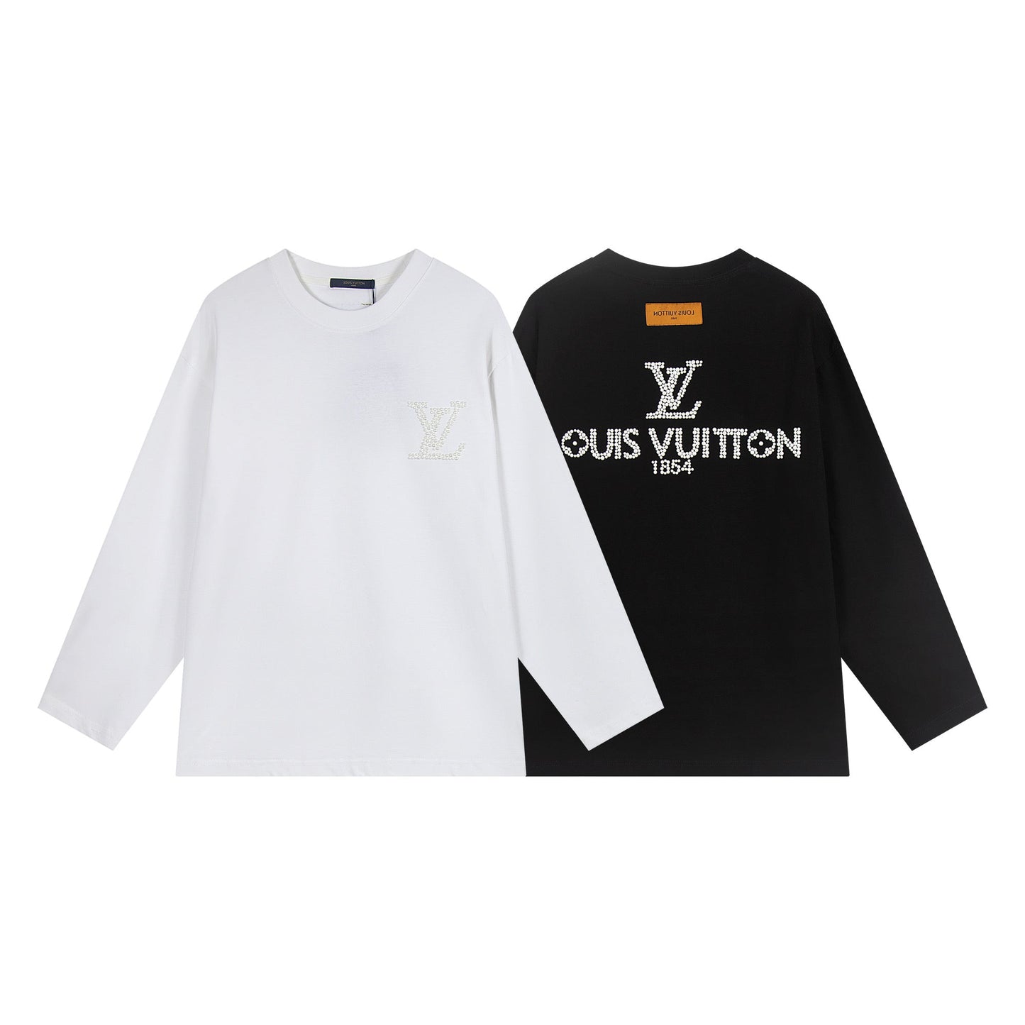 251008 New high-quality pearl grain embossed long-sleeved shirt