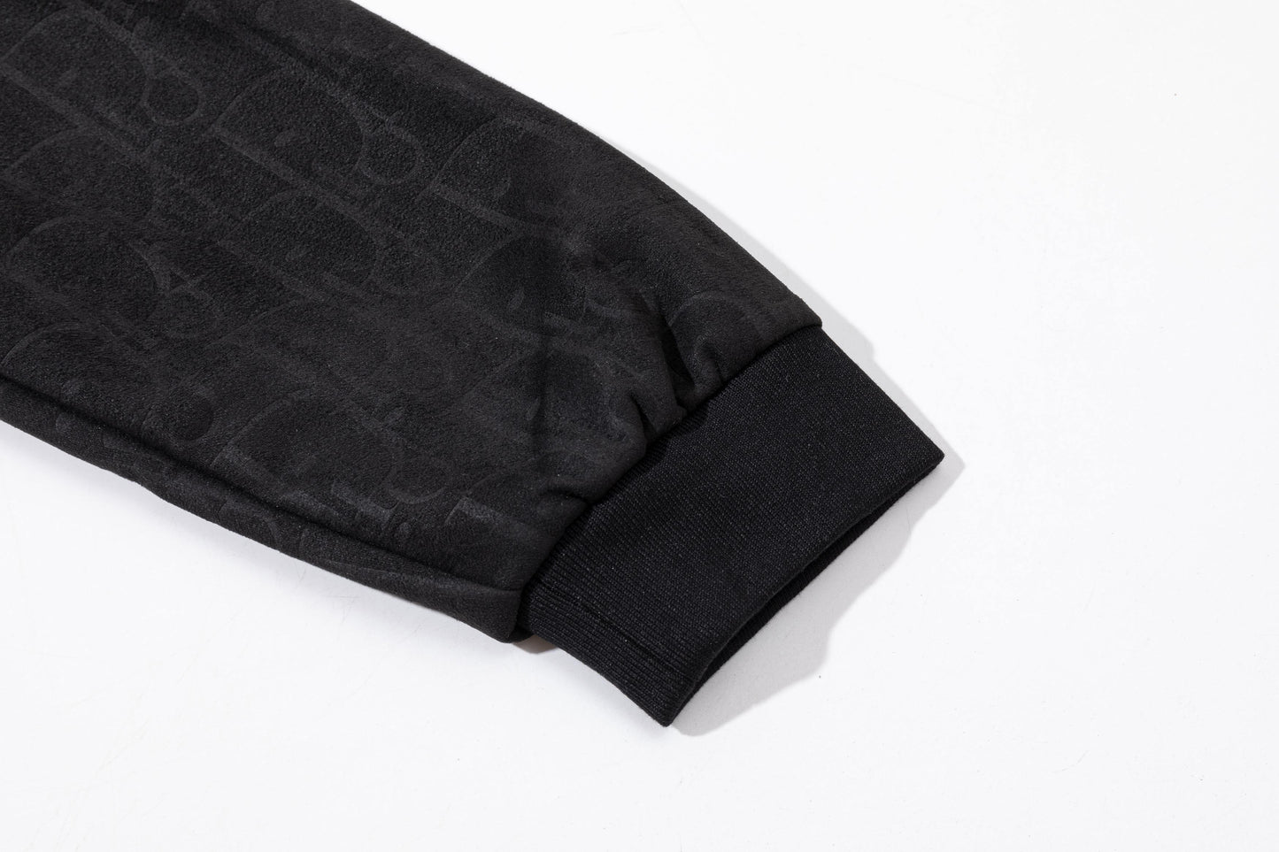 251008 New high-quality deerskin fleece hooded jacket with full embossed printing process