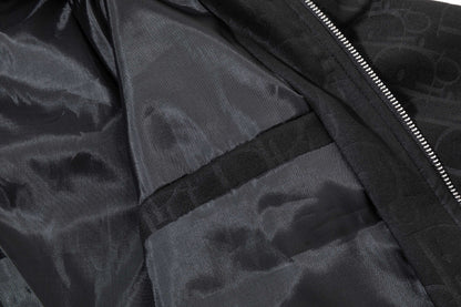 251008 New high-quality deerskin fleece hooded jacket with full embossed printing process