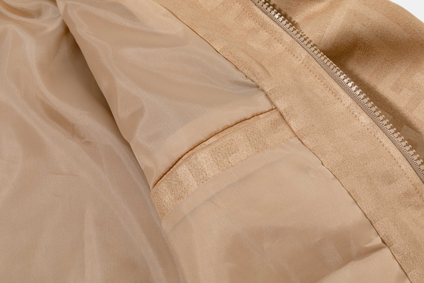 251008 New high-quality deerskin fleece hooded jacket with full embossed printing process