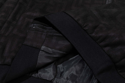 251008 New high-quality deerskin fleece hooded jacket with full embossed printing process