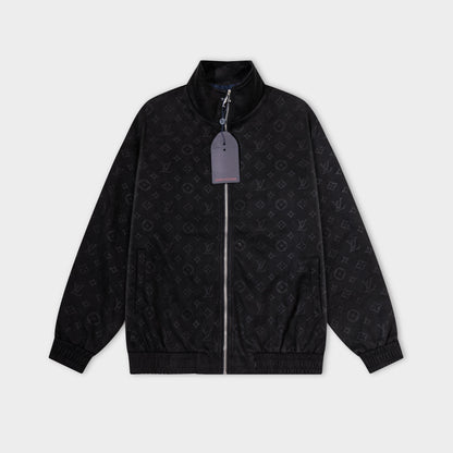 251008 New high-quality deerskin velvet full-print jacket