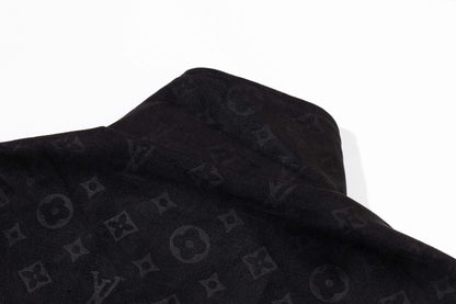 251008 New high-quality deerskin velvet full-print jacket
