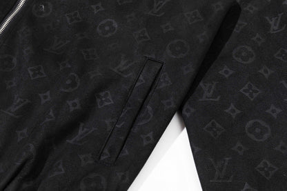 251008 New high-quality deerskin velvet full-print jacket