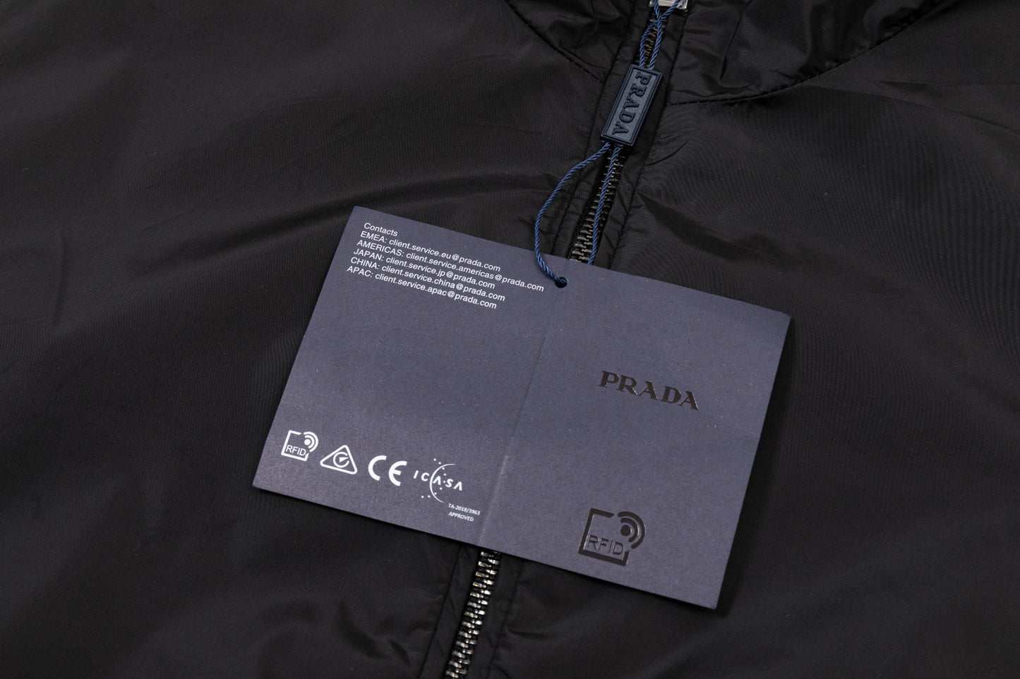 251008 New high-quality classic triangular label double-sided wearing jacket