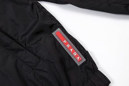 251008 New high-quality classic triangular label double-sided wearing jacket