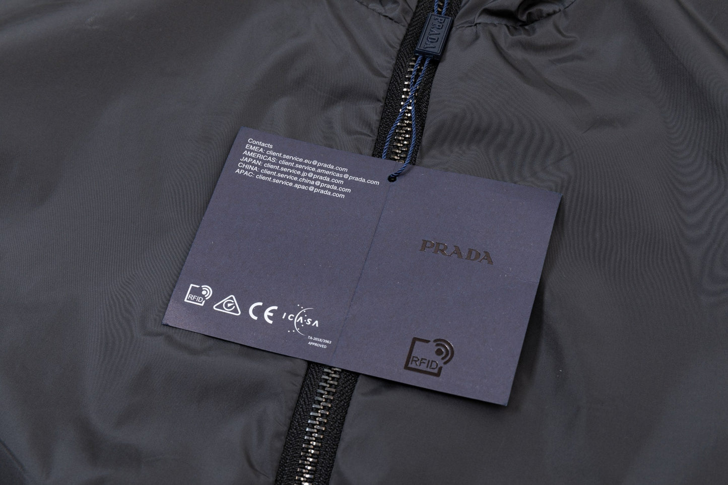 251008 New high-quality classic triangular label double-sided wearing jacket
