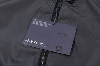 251008 New high-quality classic triangular label double-sided wearing jacket