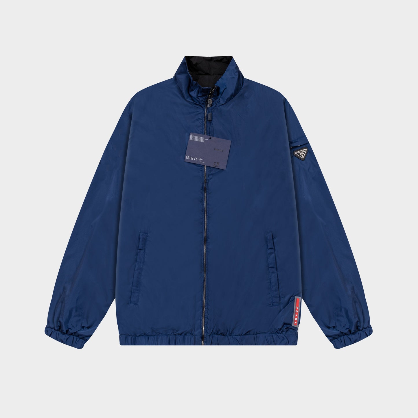 251008 New high-quality classic triangular label double-sided wearing jacket