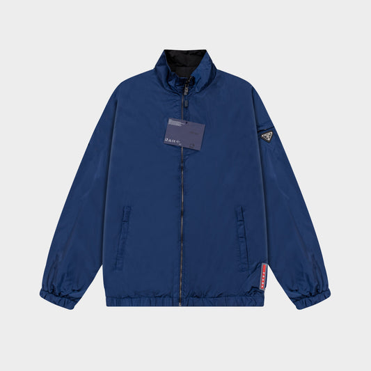 251008 New high-quality classic triangular label double-sided wearing jacket