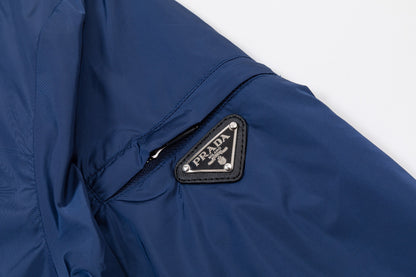 251008 New high-quality classic triangular label double-sided wearing jacket