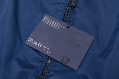 251008 New high-quality classic triangular label double-sided wearing jacket