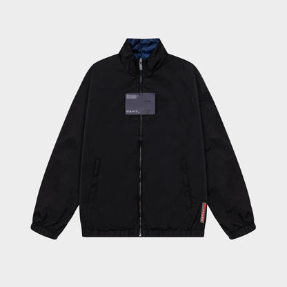 251008 New high-quality classic triangular label double-sided wearing jacket
