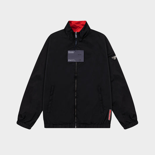 251008 New high-quality classic triangular label double-sided wearing jacket