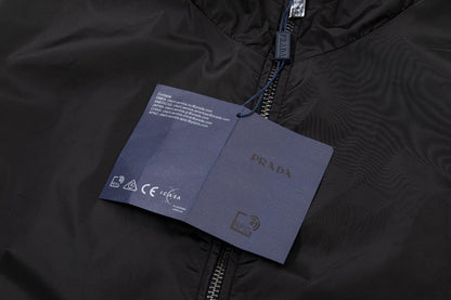 251008 New high-quality classic triangular label double-sided wearing jacket