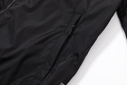 251008 New high-quality classic triangular label double-sided wearing jacket