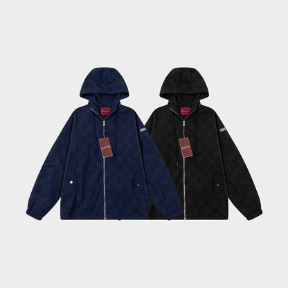 251008 new high-quality hooded jacket with a full print design