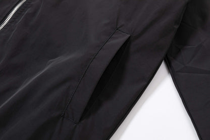 251008 New high-quality hooded windbreaker jacket with distinctive logo