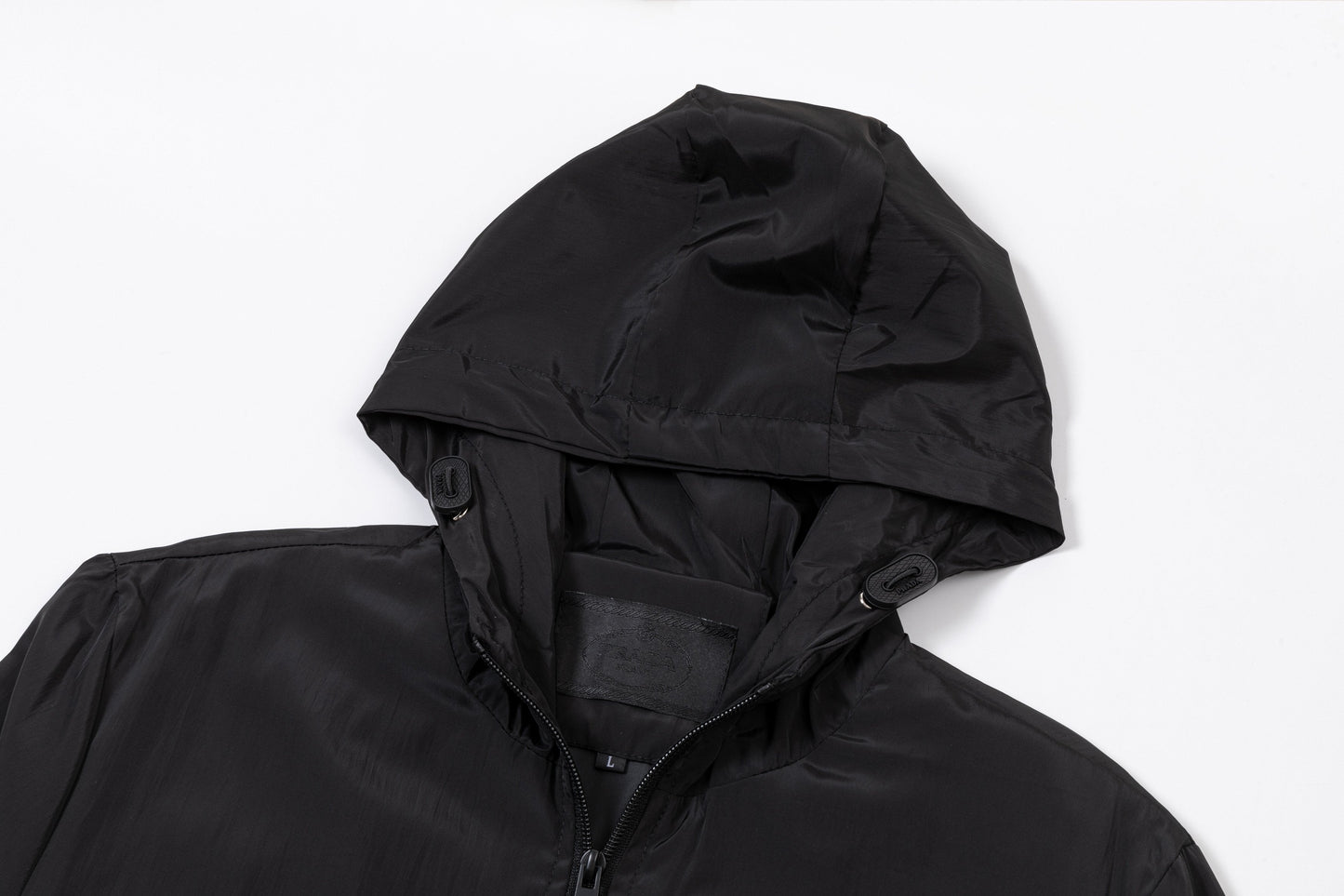 251008 New high-quality patchwork color hooded windbreaker jacket