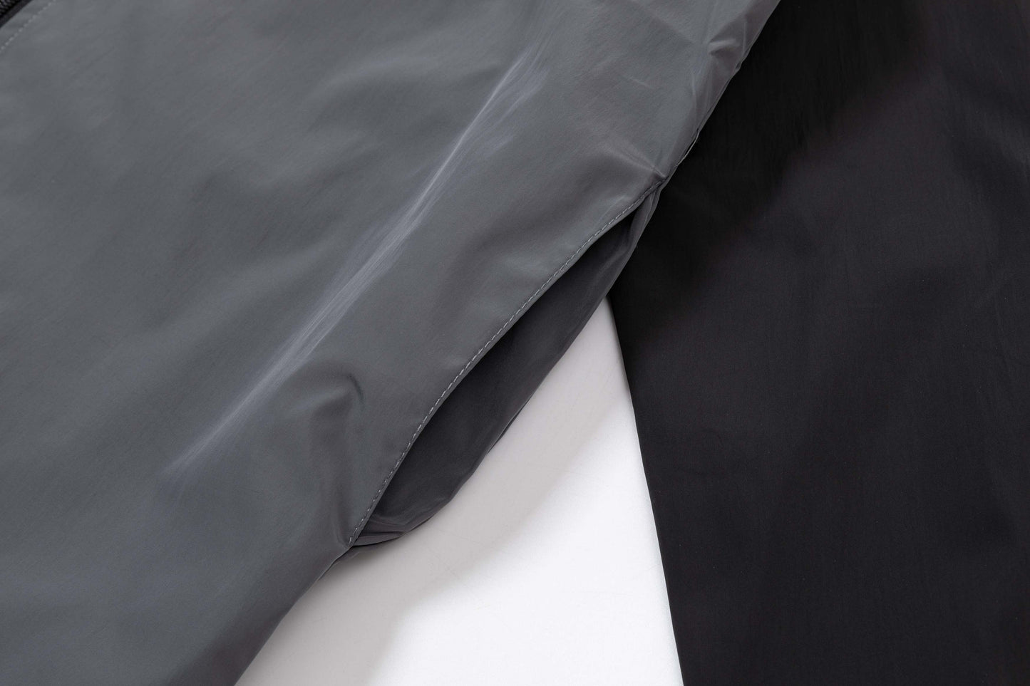 251008 New high-quality patchwork color hooded windbreaker jacket