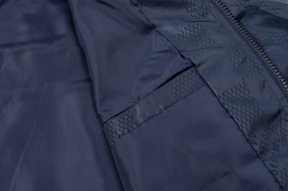 251008 New high-quality dark-patterned checkerboard hooded trench jacket