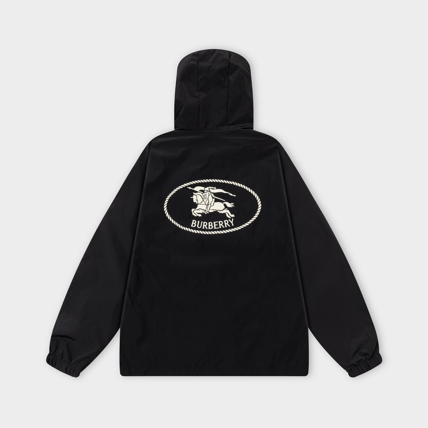 251008 new high-quality classic printed hooded windbreaker jacket