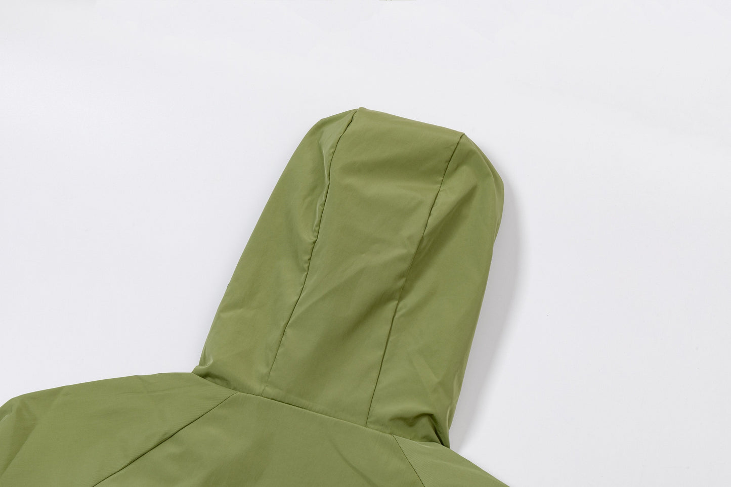 251008 New high-quality zipper patchwork hooded trench coat