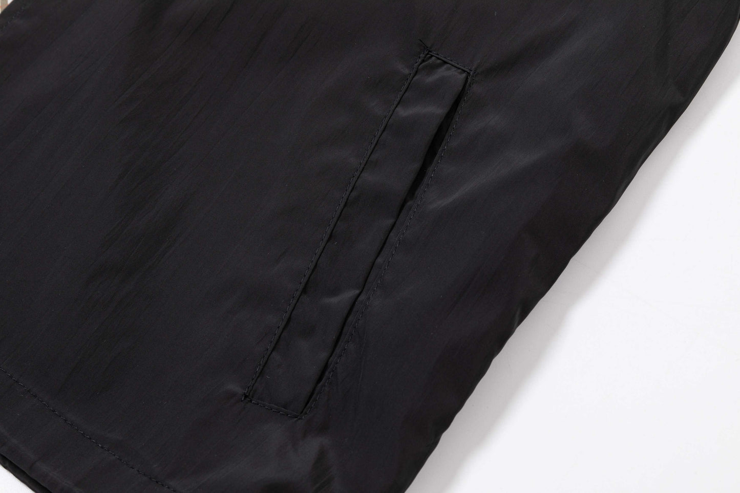 251008 New high-quality zipper patchwork hooded trench coat