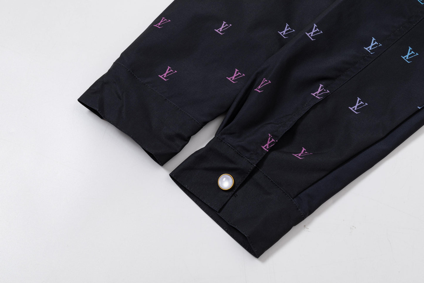 251008 New high-quality full-print windbreaker jacket