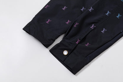 251008 New high-quality full-print windbreaker jacket