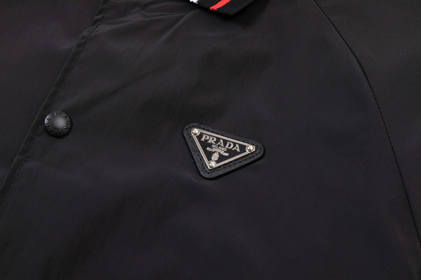 251008 New high-quality lapel triangular label windbreaker jacket