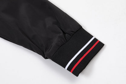 251008 New high-quality lapel triangular label windbreaker jacket