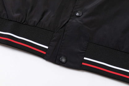 251008 New high-quality lapel triangular label windbreaker jacket